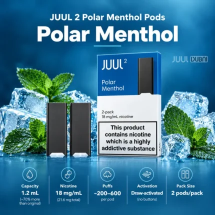 JUUL 2 Polar Menthol Pods
