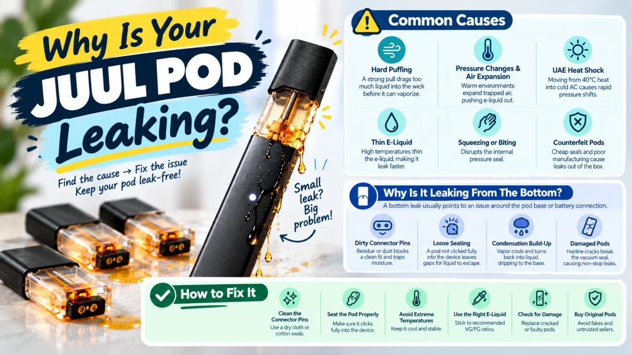 Why Is Your JUUL Pod Leaking
