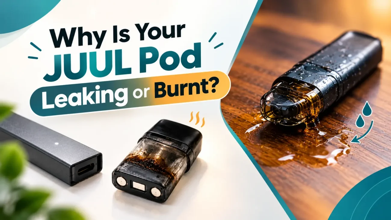 Why Is Your JUUL Pod Leaking or Burnt